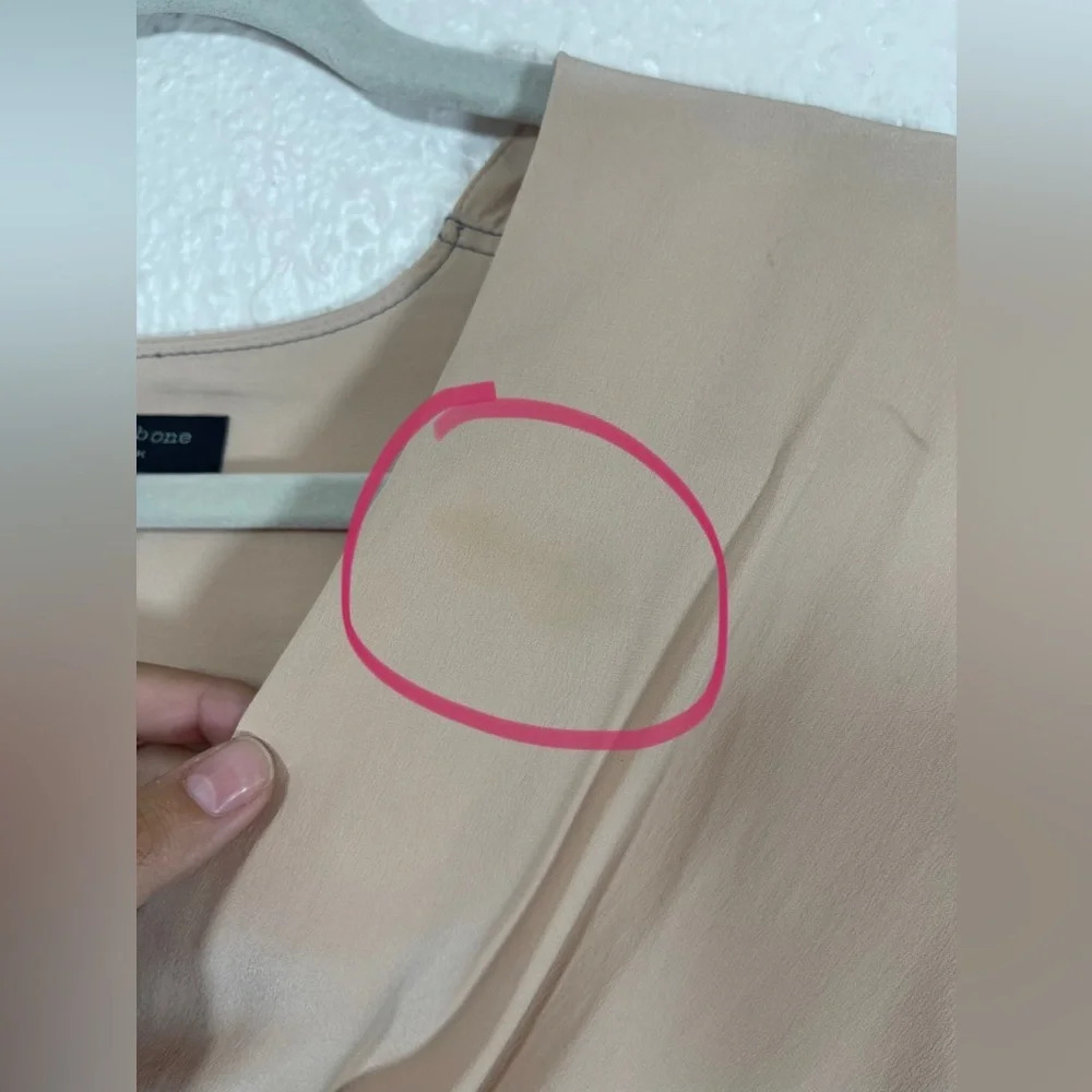 Rag & Bone Shields 100% Silk Drape-Front Top Blou… - image 7